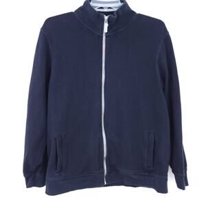 Old Navy Mens Zip Up Ribbed Sweater XL XLARGE, Black Casual Top, 100% cotton